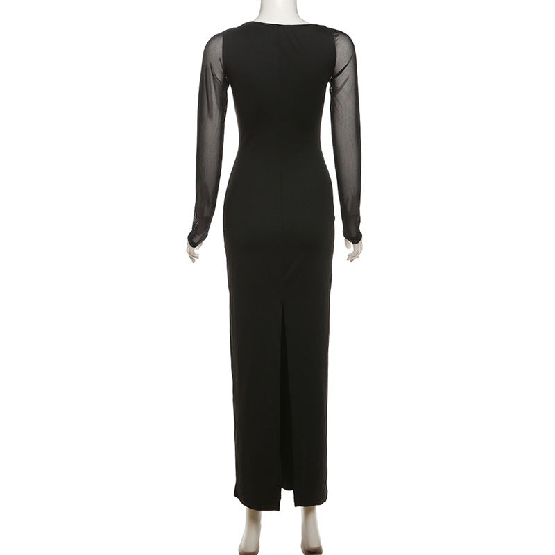 Davina Midi Dress - Black