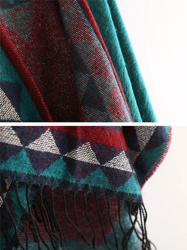 Ethnic Style Front Open Shawl Cardigan 6