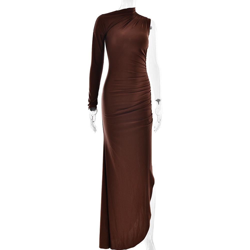 Cerva Maxi Dress - Brown