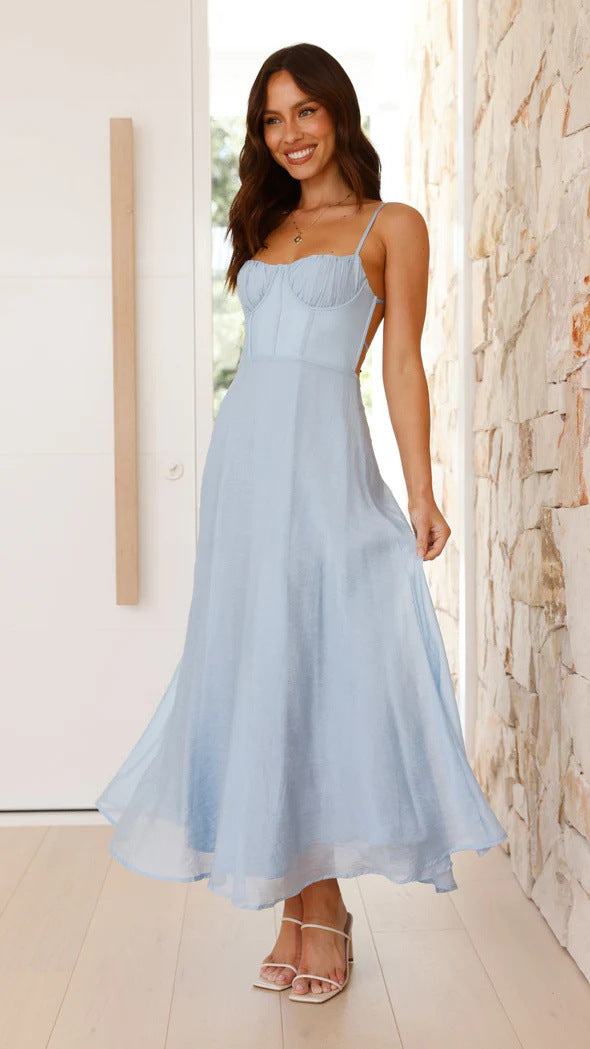 Ducasse Maxi Dress - Blue