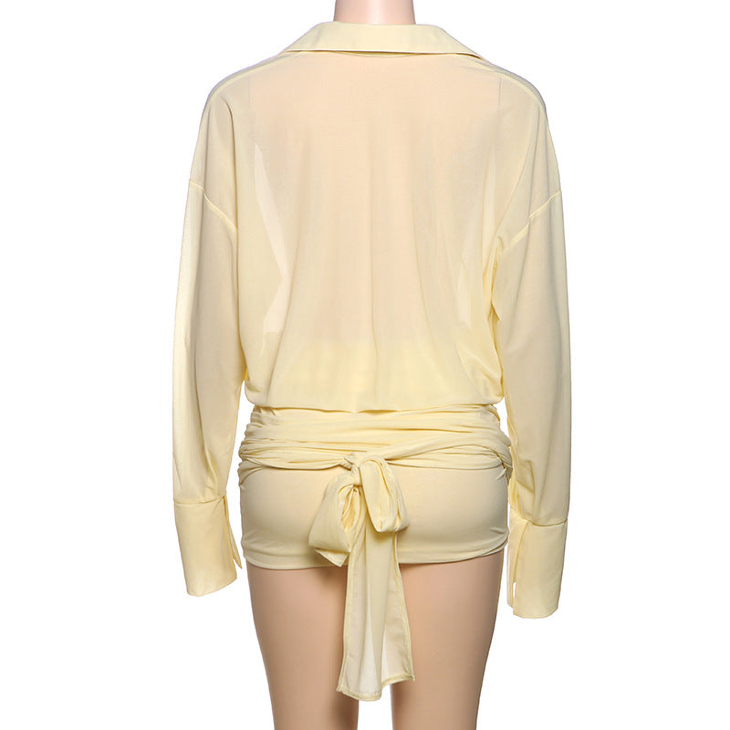 Lyon Mini Dress - Yellow