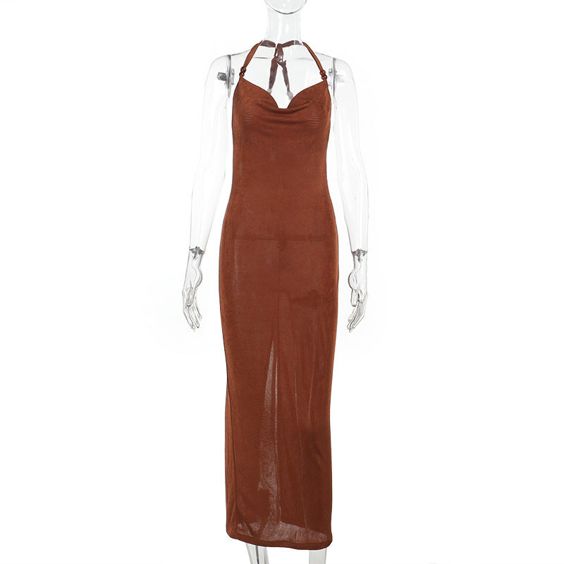 Rowan Maxi Dress - Brown