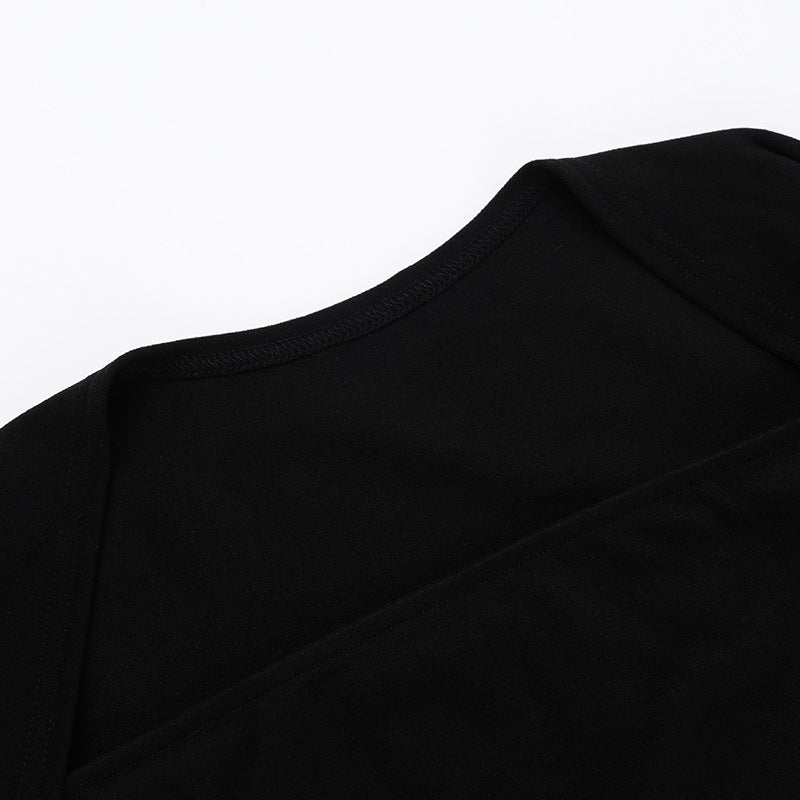 Midnight Muse Mini Dress - Black