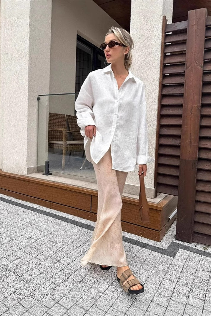 Casual Long Sleeve Shirt Blouse