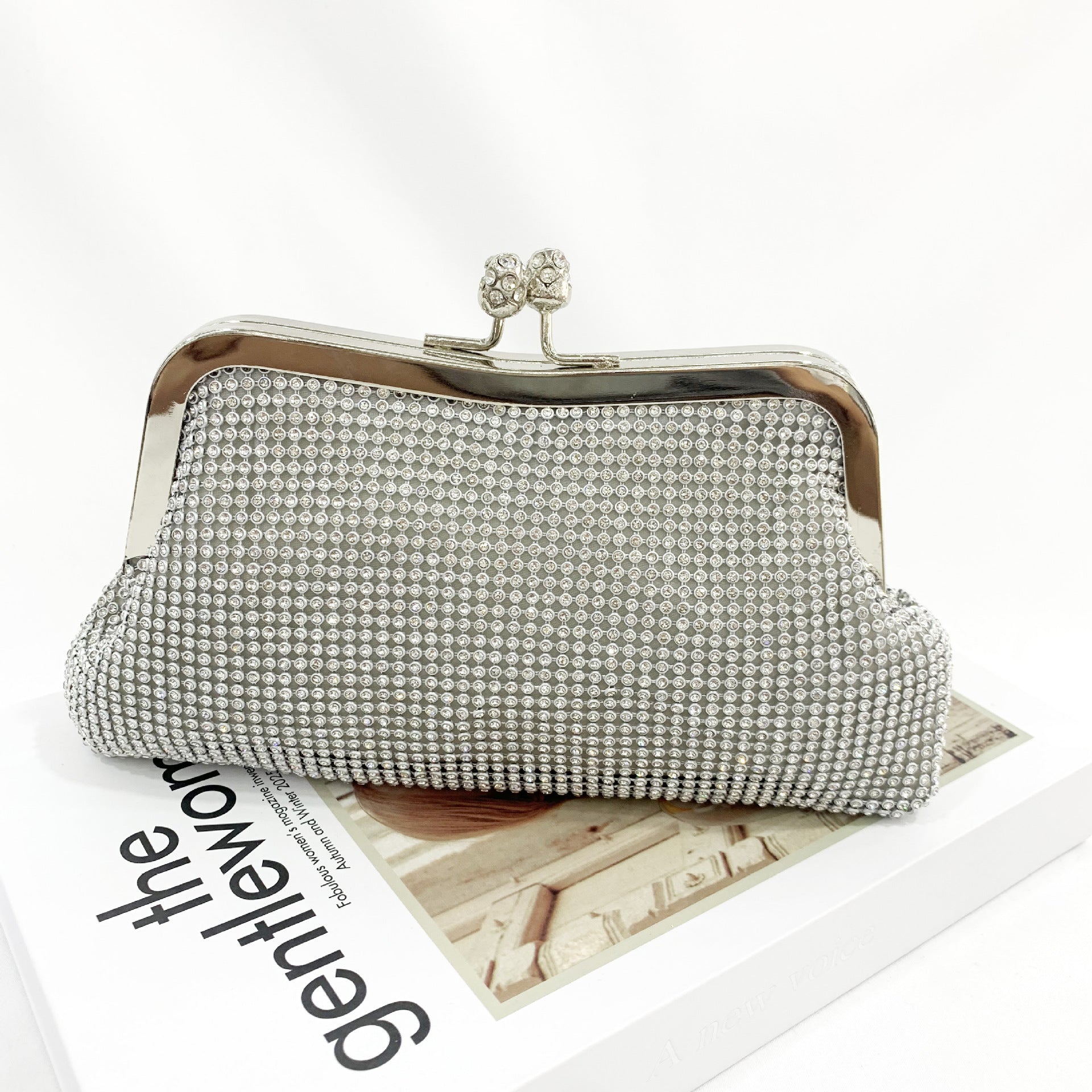 Ombre Printed Diamond Party Bag