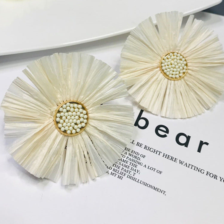 Raffia Earrings