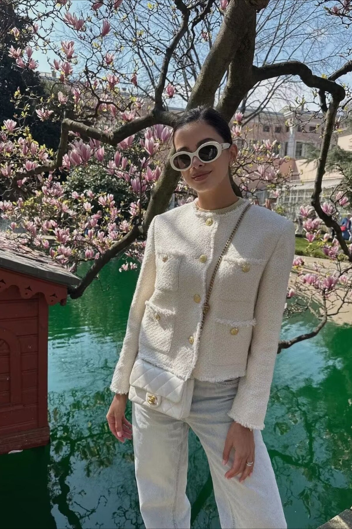 Single Breasted Short Textured Wool Coat - Fashionpara