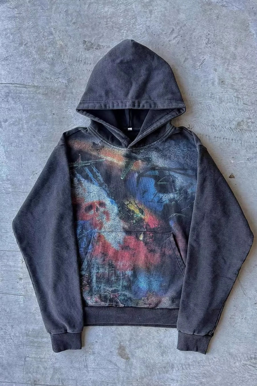 Gothic Graphic Pullover Hoodie 2
