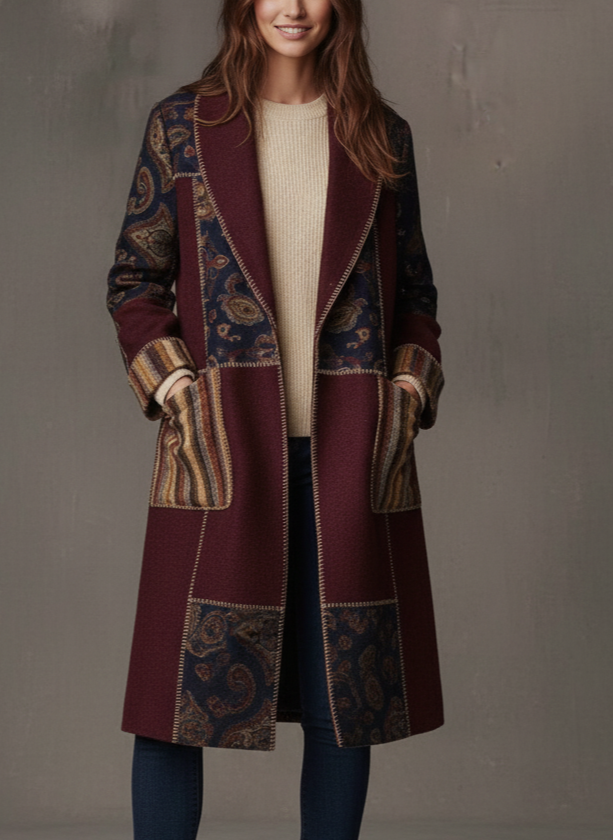 The Bohemian Patchwork Duster Coat
