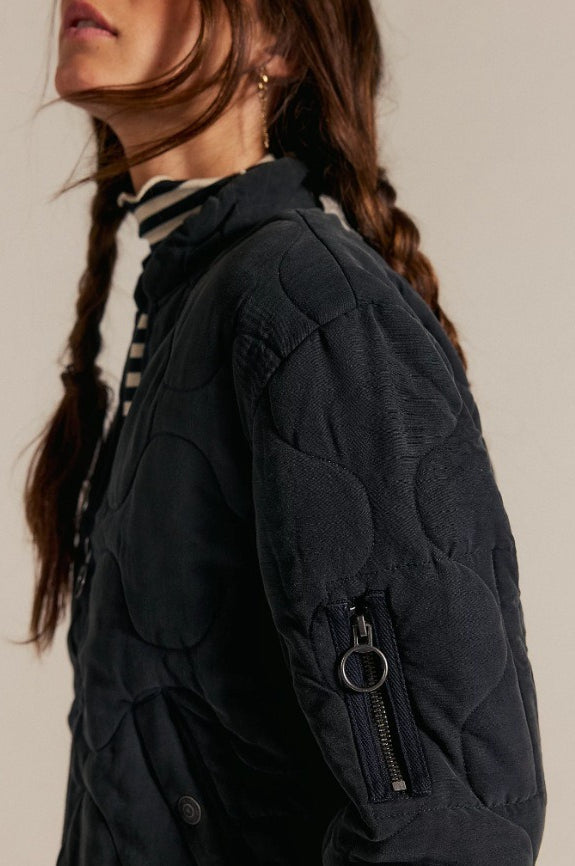 Vintage Urban Casual Quilted Stand-Collar Coat for Style