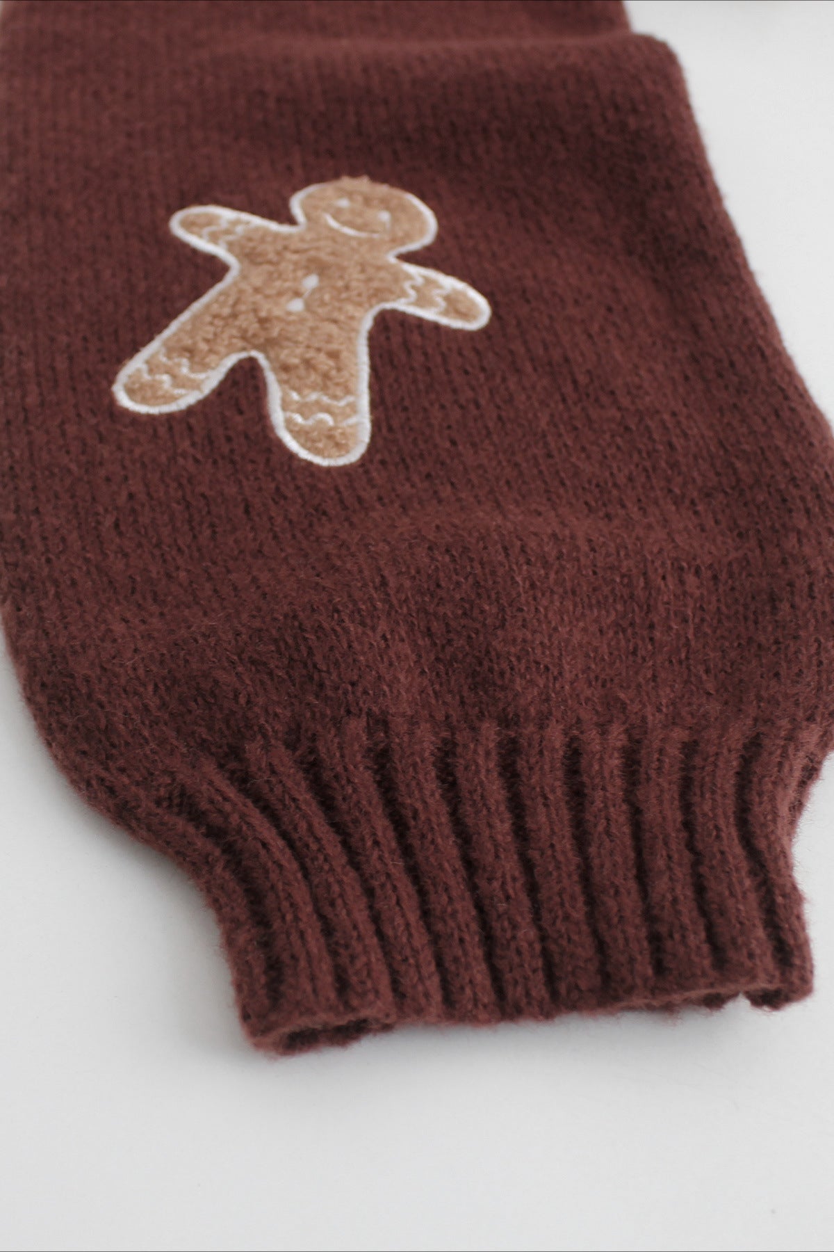 Charming Cookie Character Cropped Knit Cardigan for Style