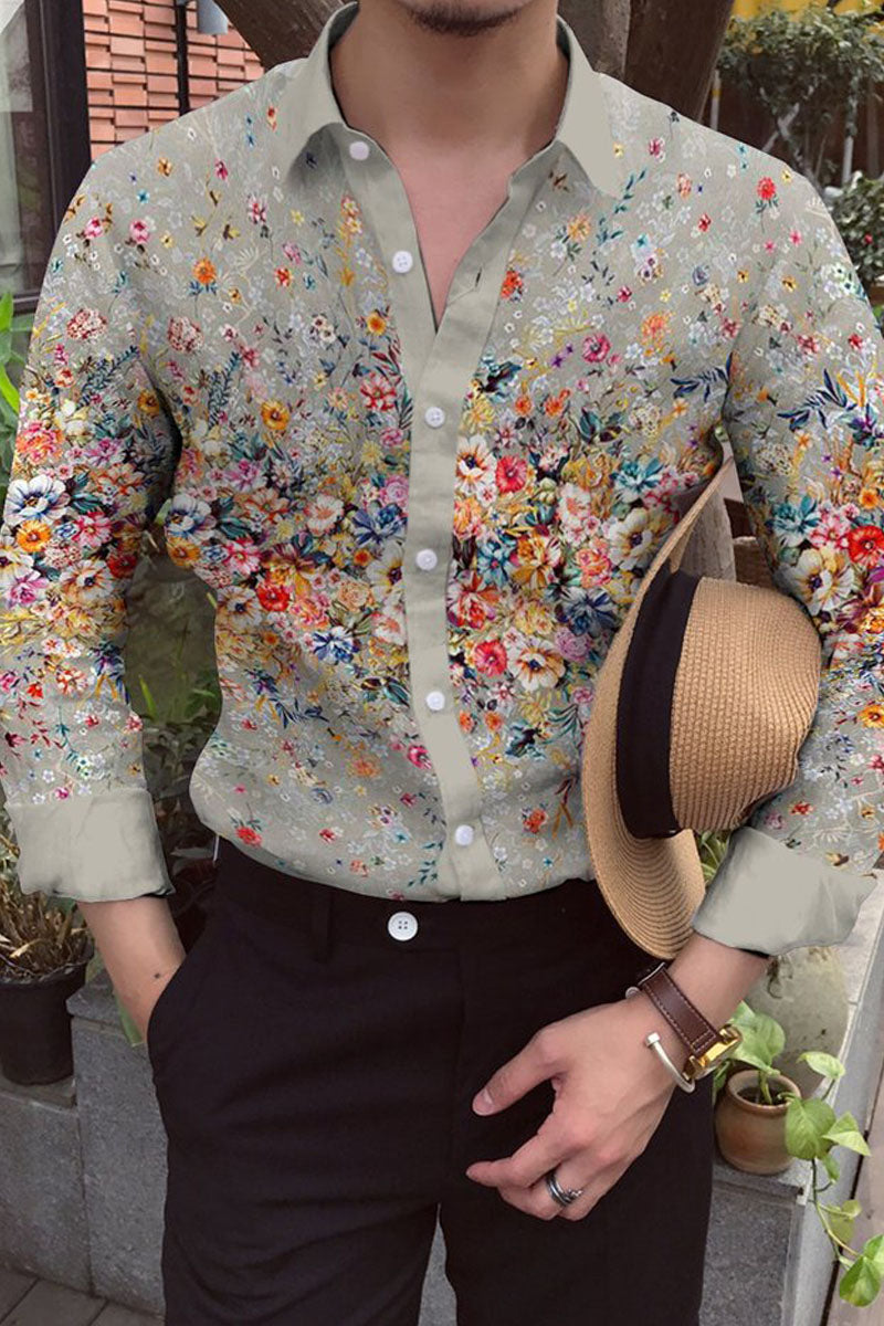 Men's Cotton&Linen Long-Sleeved Fashion Casual Shirt - Fashionpara