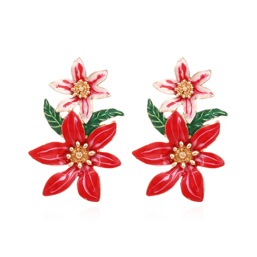 Peach Blossom Earrings
