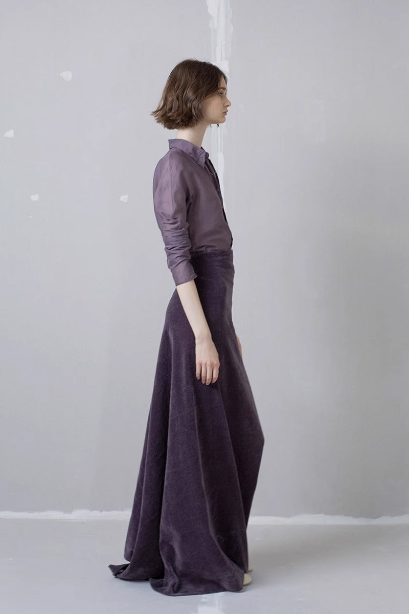 Collared Fine Cotton Blouse