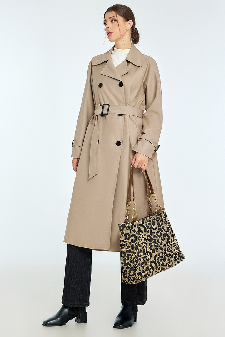 Petite Mid-Length Elegant Chic Overcoat - Fashionpara
