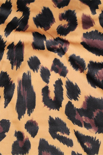 Sleeveless Leopard Print Maxi Dress