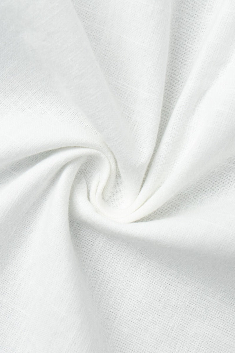 Asymmetric Hem Tie Front Shirt Blouse