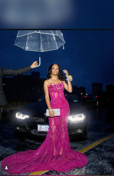 Mermaid Luxurious Black Girl Long Prom Party Dresses Formal Dress Graduation Dress - Fashionpara