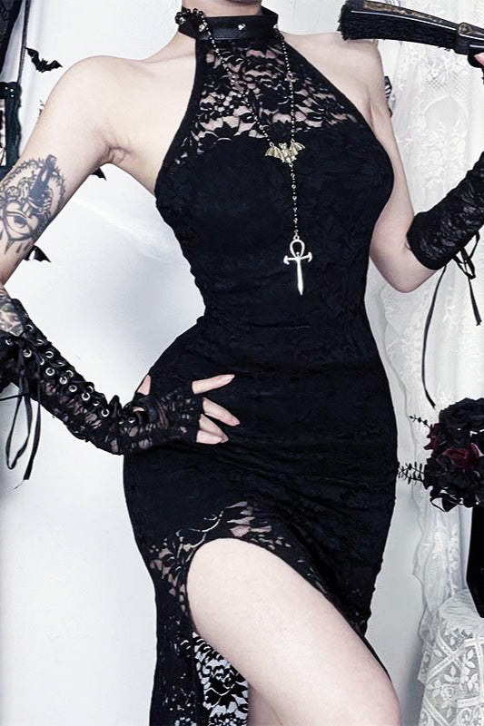 Transparent Long Gothic Dress