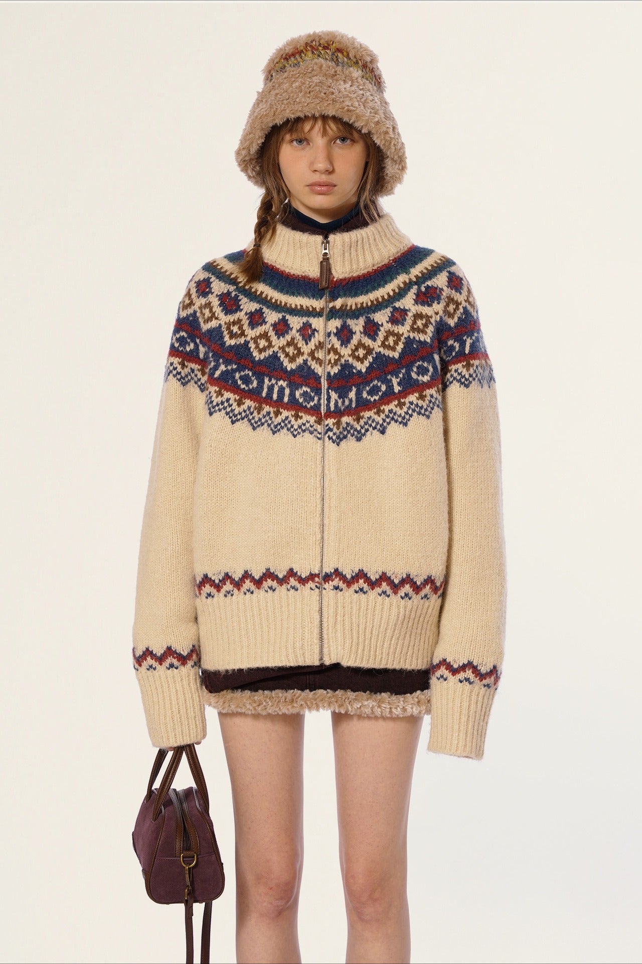 PrincessAce Vintage Fair Isle Knit Sweater for Timeless Style