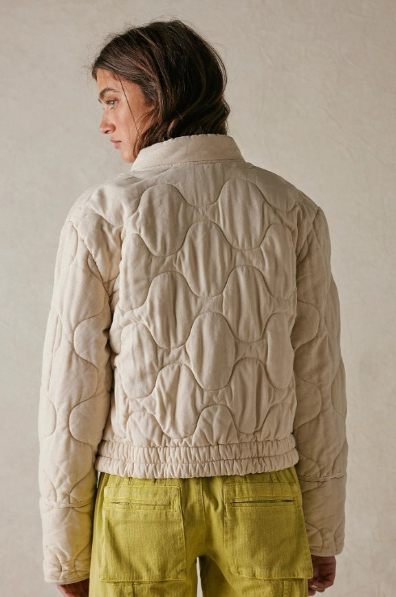 Vintage Urban Casual Quilted Stand-Collar Coat for Style