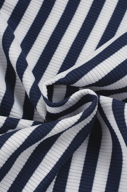 Casual Striped Cami Top Two Piece Set
