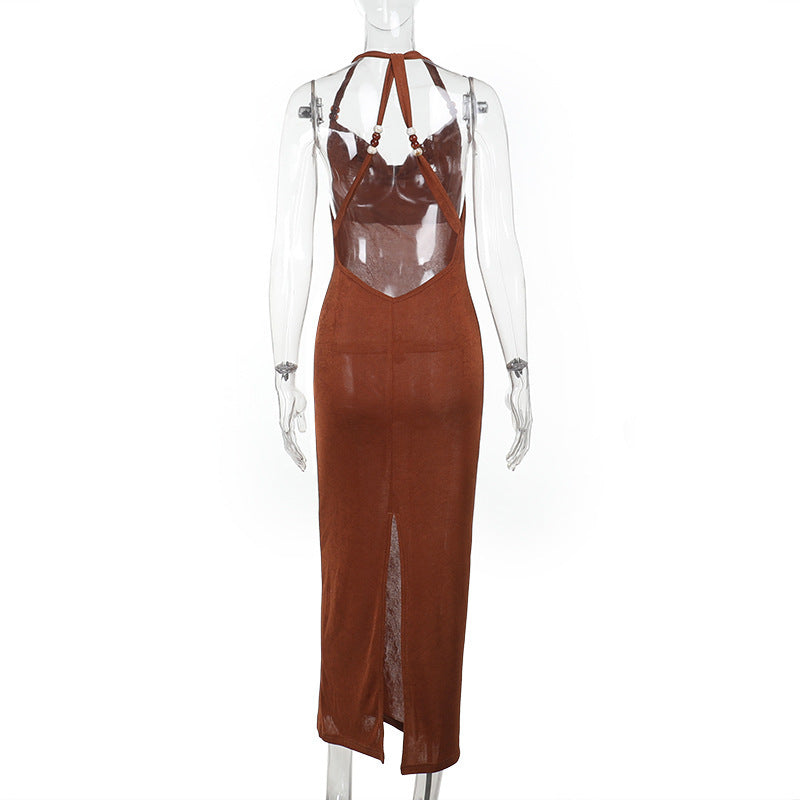 Rowan Maxi Dress - Brown