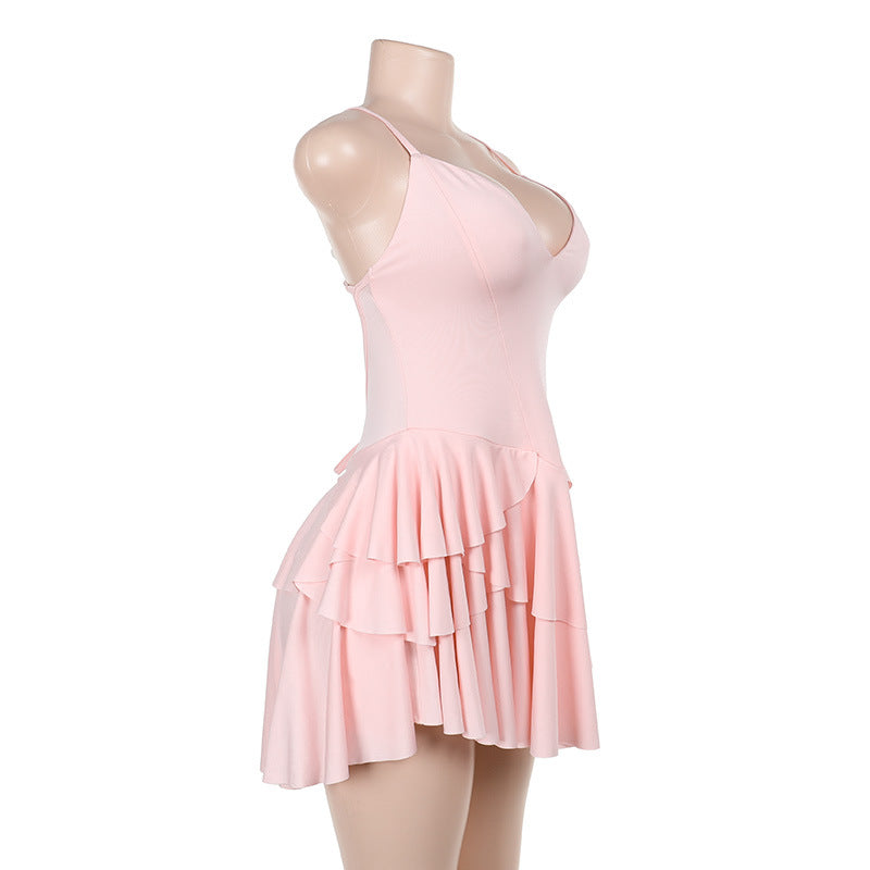 Sunny Side Mini Dress - Pink
