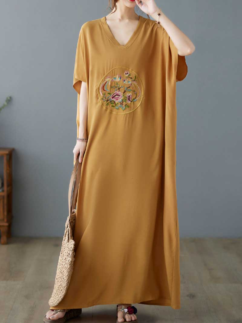Whisper In Sky Kaftan Dress - Fashionpara
