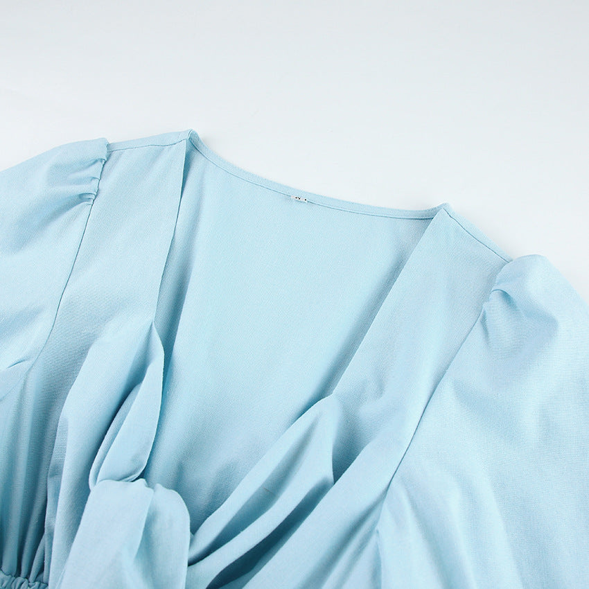 Sky Midi Dress - Blue