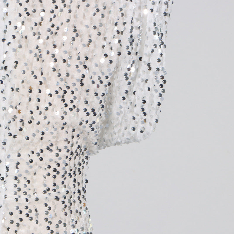 Party On Mini Dress - Silver - Fashionpara