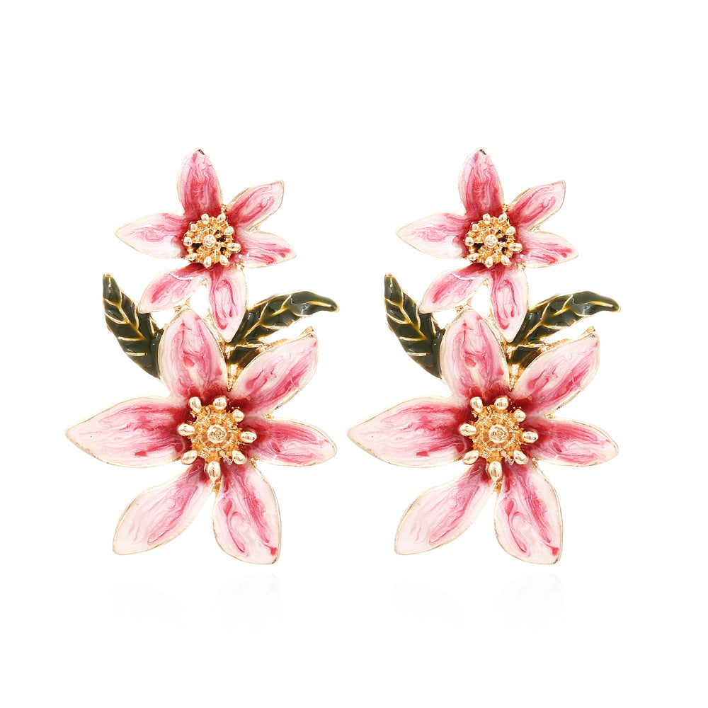 Peach Blossom Earrings