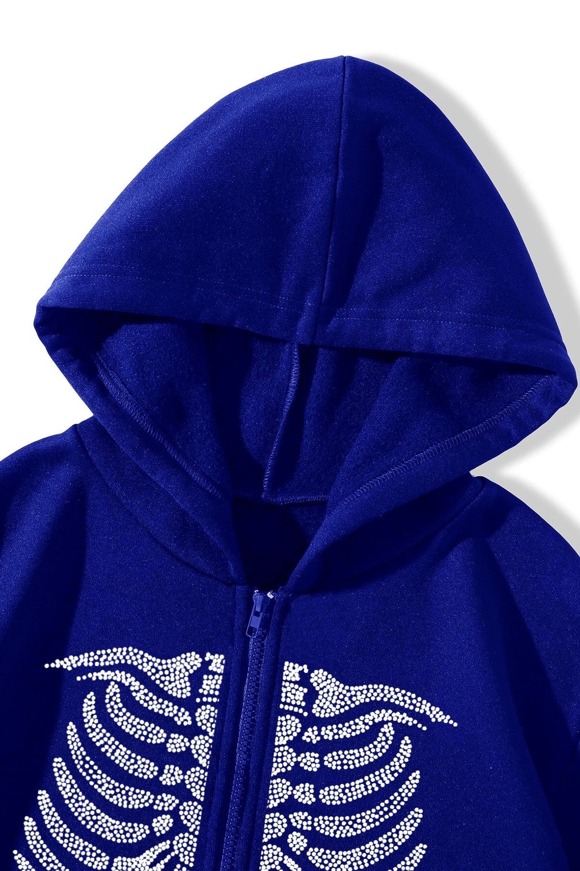 Skeleton Graphic Zip Hoodie 12