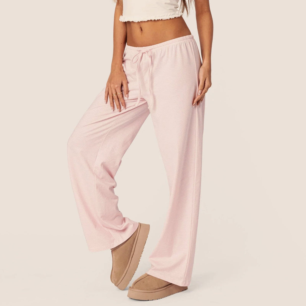 Striped Drawstring Pajama Pant