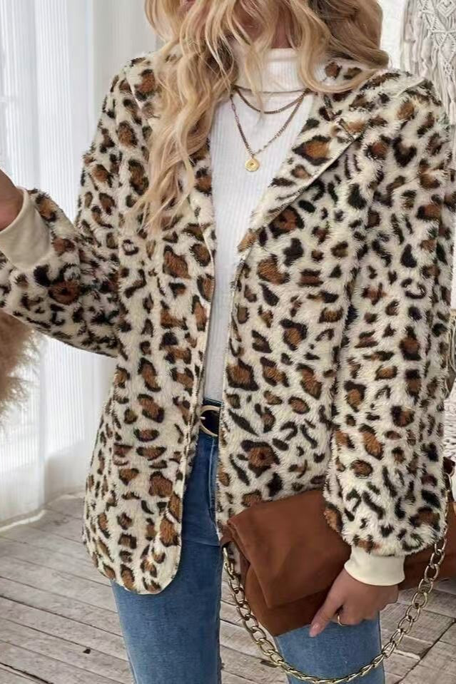 Reversible Printed Fleece Coat for Stylish Warmth and Comfort