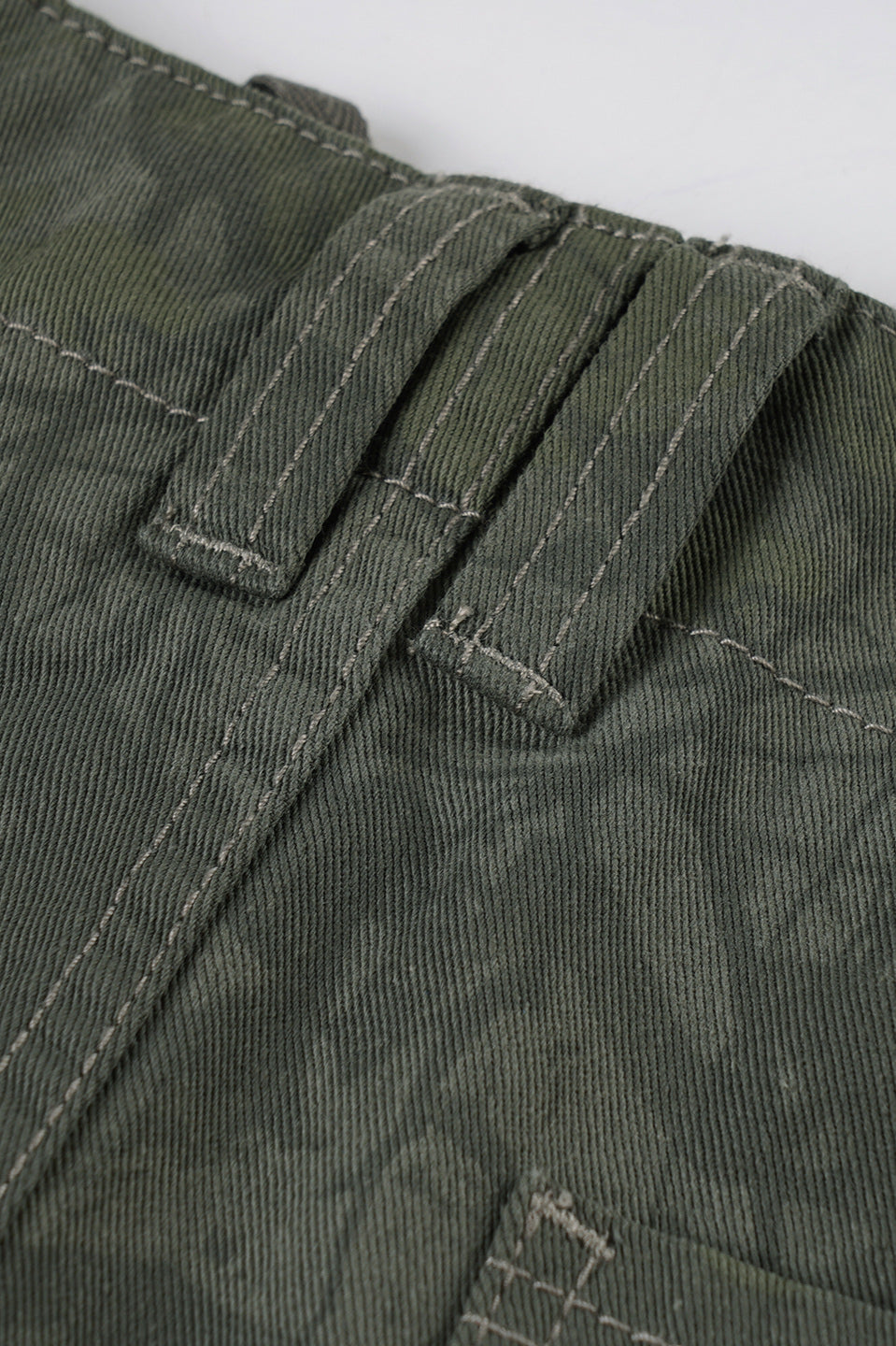 Vintage Camo Wide-Leg Cargo Pant