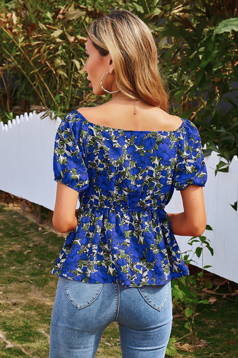 Printed Short-Sleeved Pullover