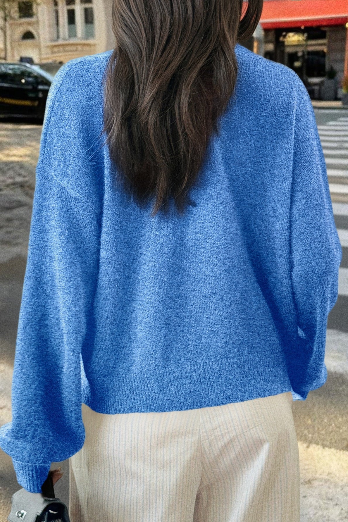 Casual Minimalist Button Front Long Sleeve Coat - Fashionpara