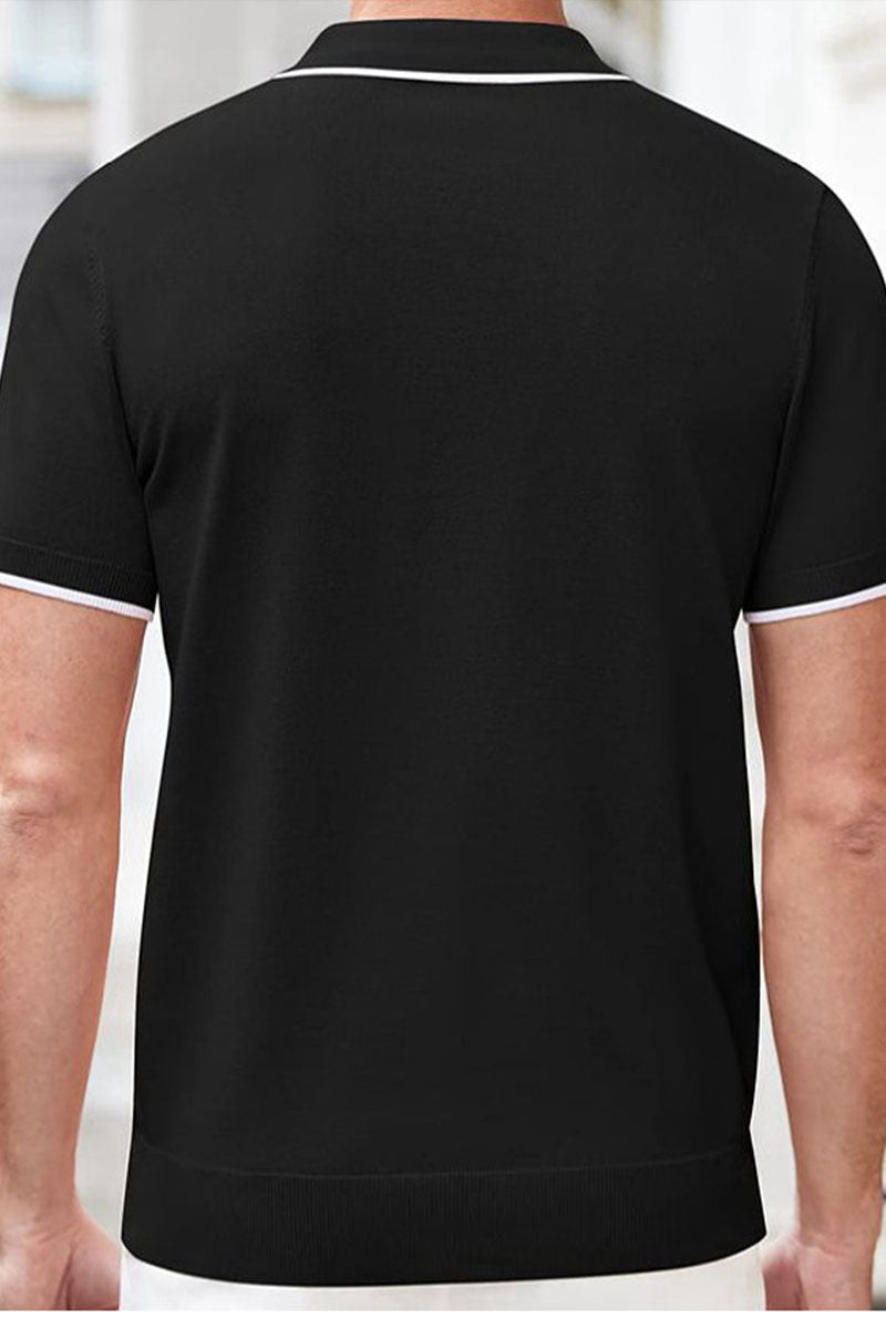 Uniqshe Men's Casual Zip Cardigan Sweater for Summer Wear