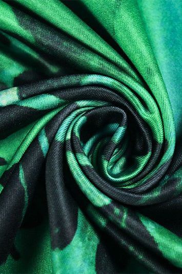 Floral Hollow Backless Tie Bodycon Maxi Dress