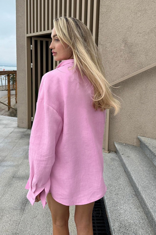 Casual Long Sleeve Shirt Blouse