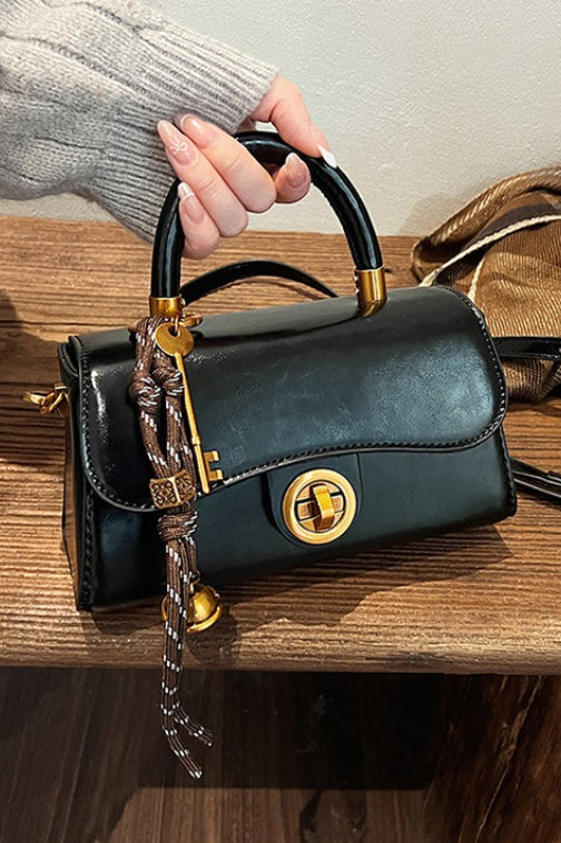 Red Square Mini Bag Handheld Shoulder Crossbody Bag