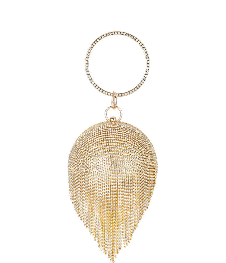 Round Fringe Party Bag