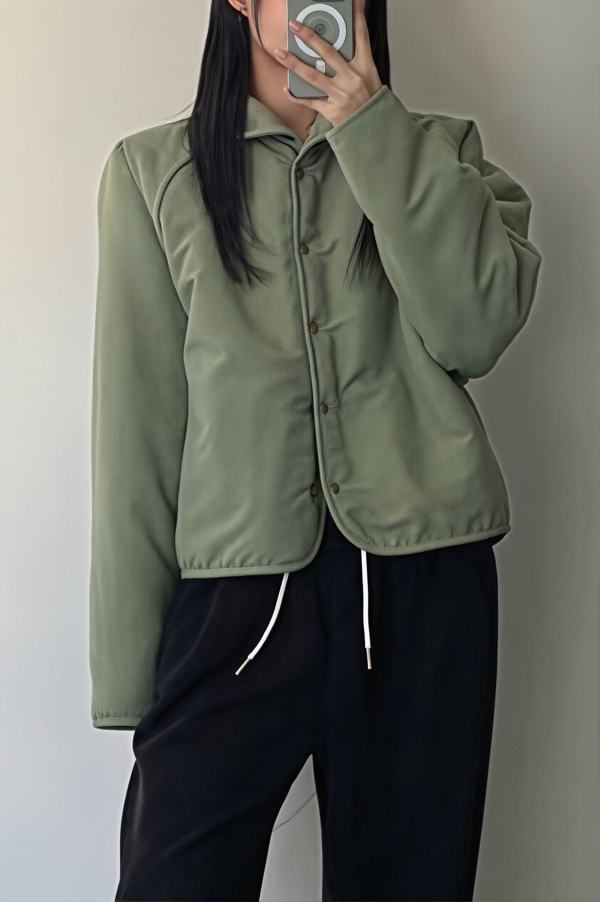 Reversible Floral Sherpa Fleece Coat