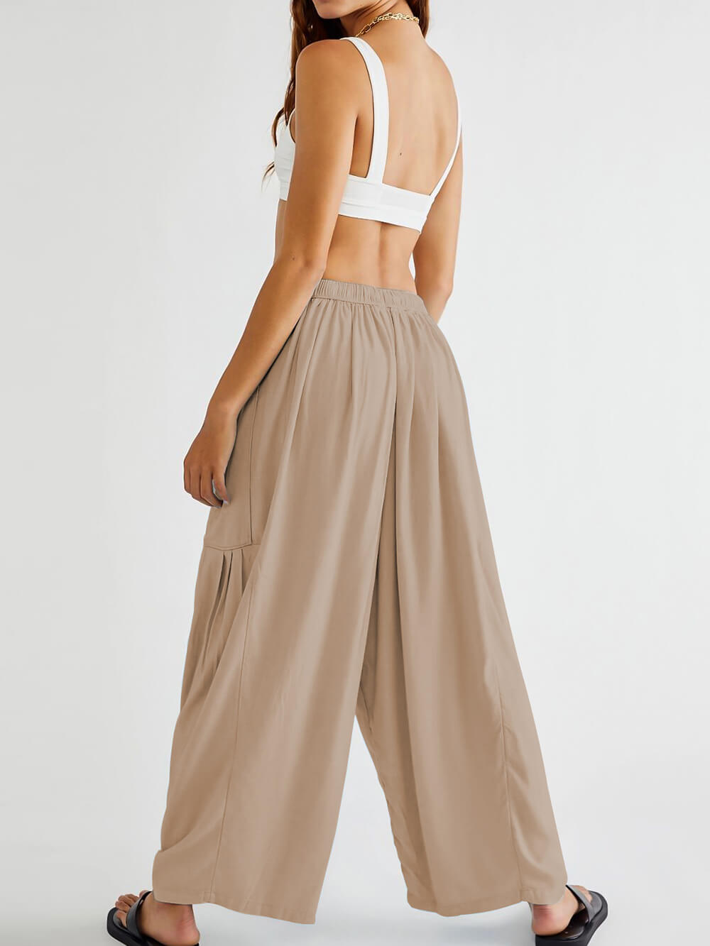 Comfortable Wide-Leg Yoga Pants - Fashionpara