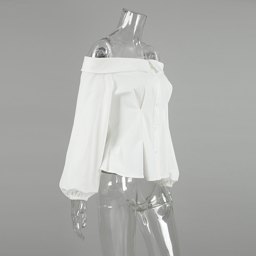 Halez Off Shoulder Top - White