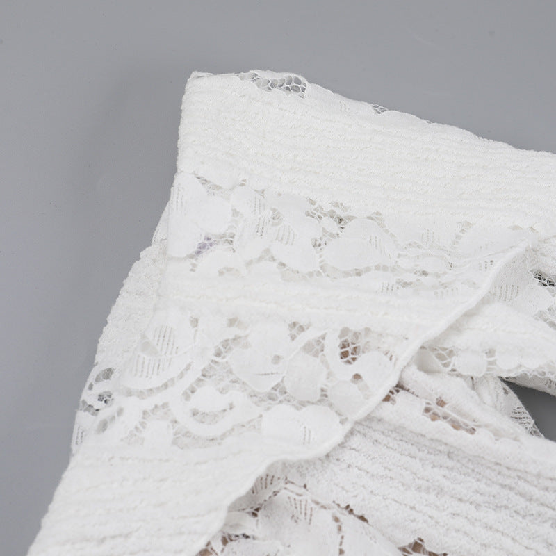 Reverie Off-Shoulder Dress - White