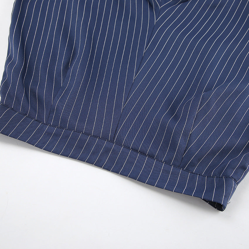 Stripe Life Pants - Blue