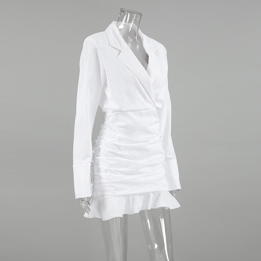 Greece Babe Mini Dress - White