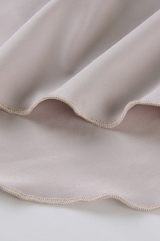 Vintage Low-Waist Ruched Asymmetrical Skirt